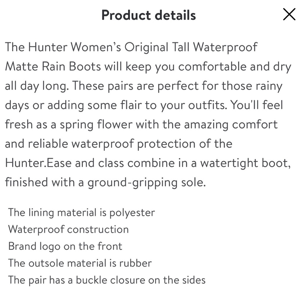 Hunter Women's “Olive Leaf” Tall Rain Boots - Picture 3 of 4